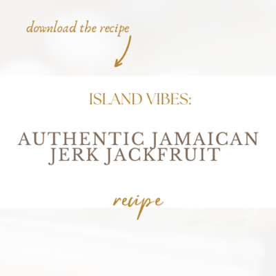 Authentic Jamaican Jerk Jackfruit