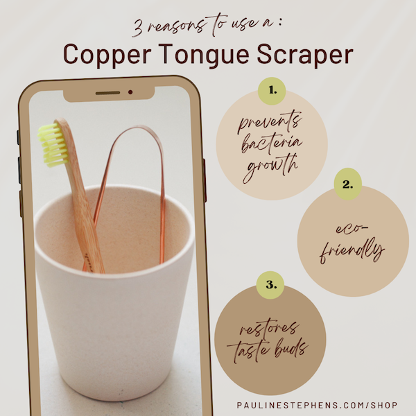 Copper Tongue Scraper