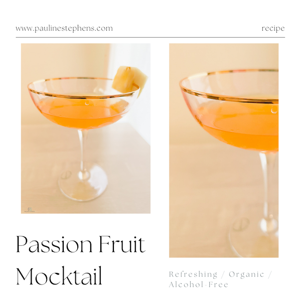 Passion Fruit Mock-tail © Pauline Stephens
