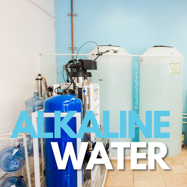 health food store with alkaline water reverse osmosis machine ©Pauline Stephens